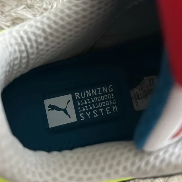 PUMA RS-X Goods White Black Red Green Athletic Shoes Men size 11 - Picture 6 of 8